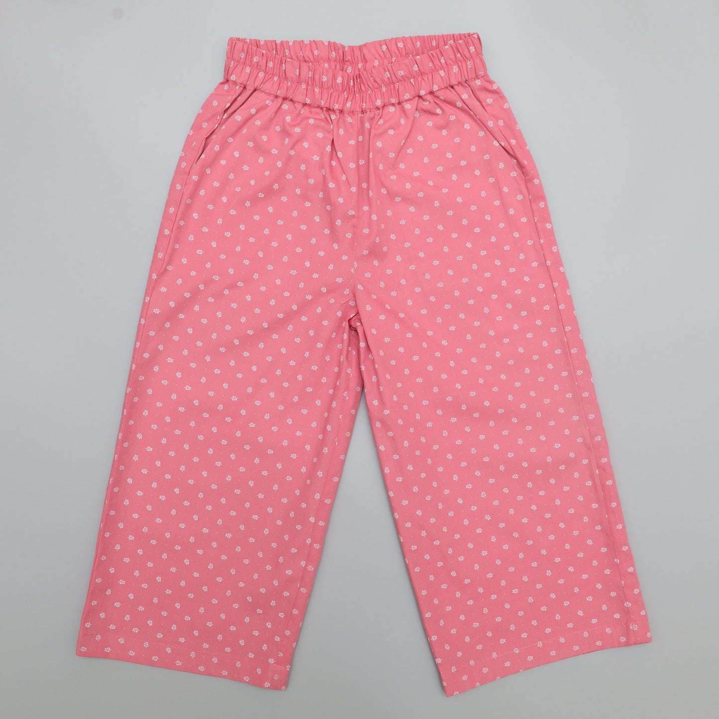 SnukKids Girls dusty rose pink color sleeveless Cotton Co-Ord Set