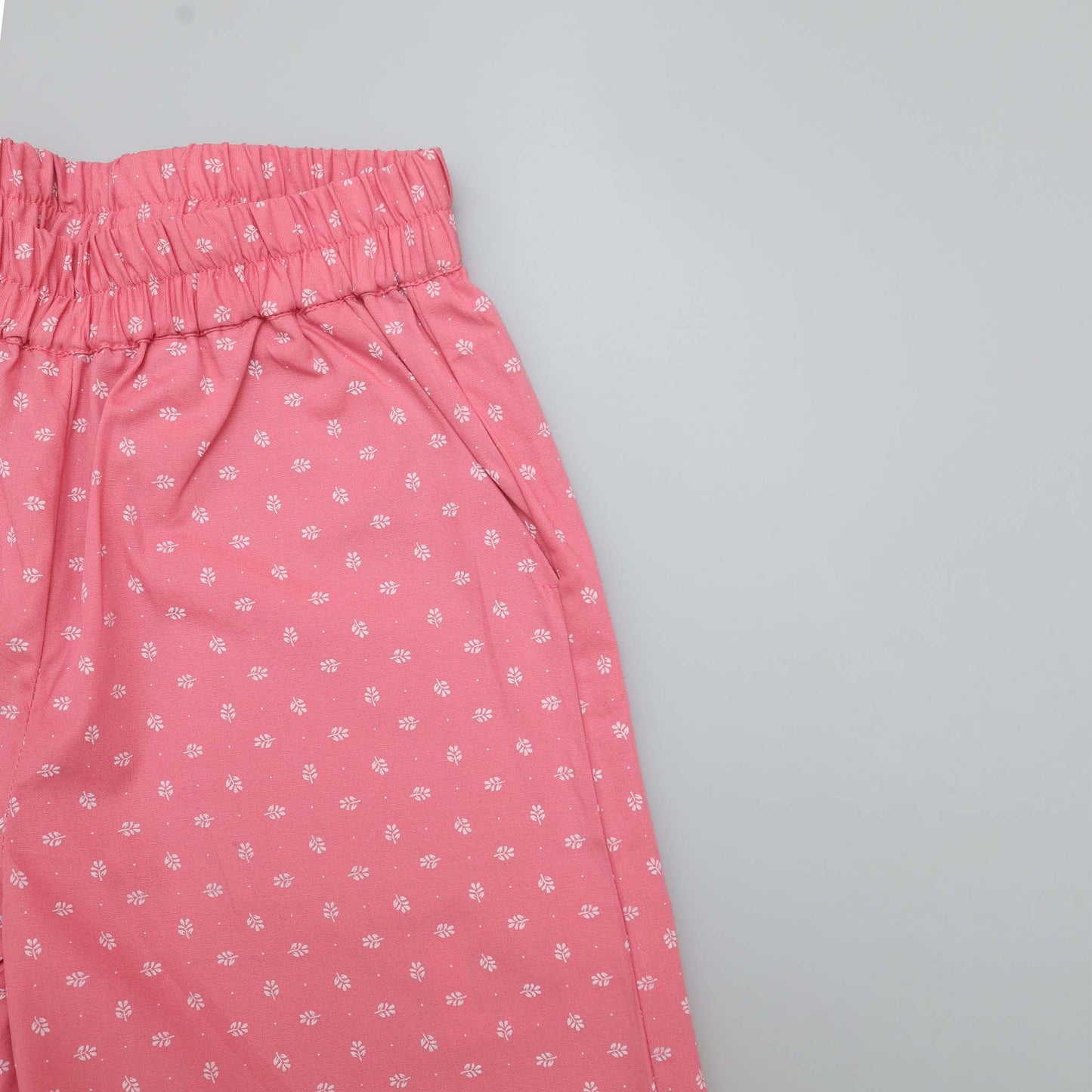 SnukKids Girls dusty rose pink color sleeveless Cotton Co-Ord Set