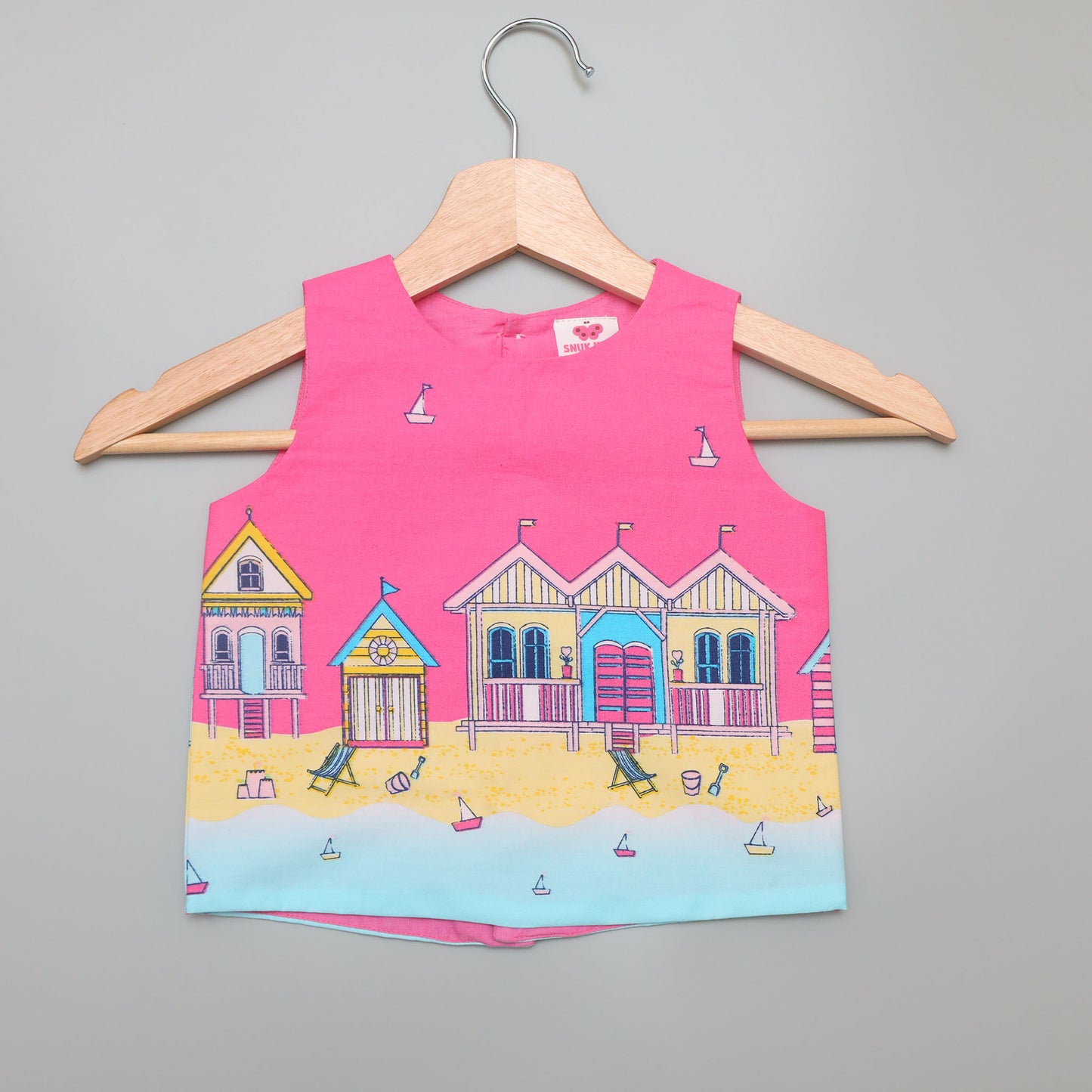Pink Beach House cotton Co-ord Set