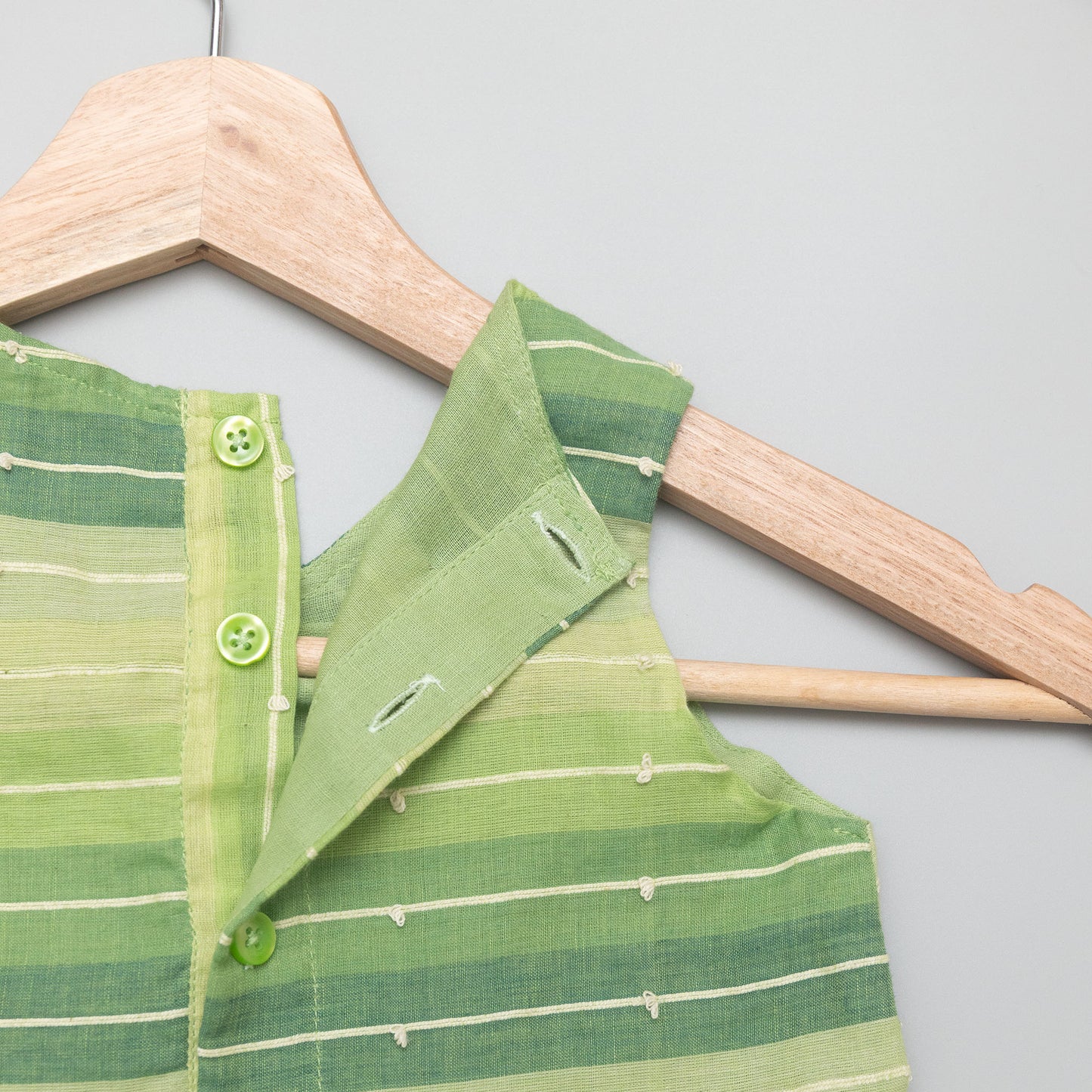 Snukkids Green Cotton Co-ord Set for Girls